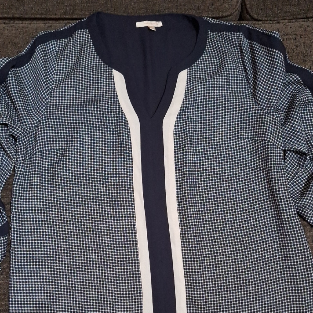 Skies Are Blue Navy and White Lightweight Dress